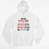 Spitzes szív és spitzes lélek pulóver