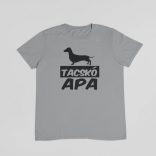 Tacskó apa férfi póló