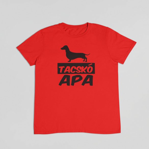 Tacskó apa férfi póló