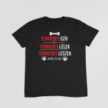 Terrieres szív és terrieres lélek férfi póló