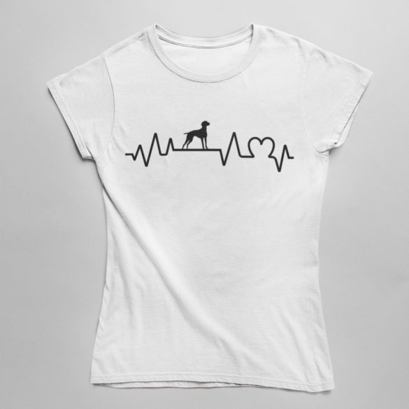 Vizsla heartbeat női póló