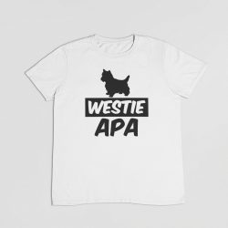 Westie apa férfi póló