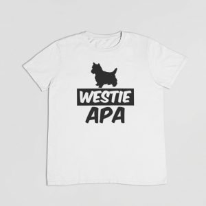 Westie apa férfi póló
