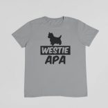 Westie apa férfi póló