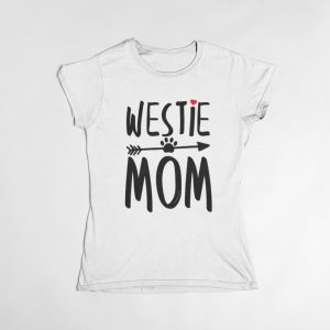 Westie mom női póló