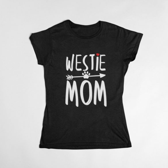 Westie mom női póló