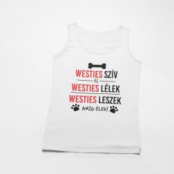 Westies szív és westies lélek férfi atléta