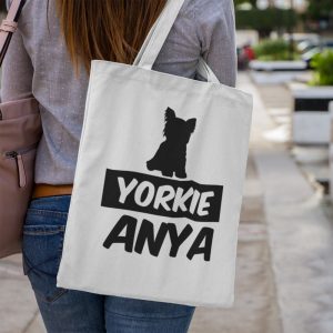 Yorkie anya vászontáska